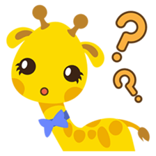 Gimboo, funny little giraffe sticker #2706474
