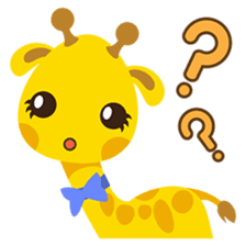 Gimboo, funny little giraffe sticker #2706474