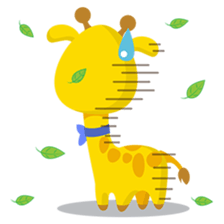 Gimboo, funny little giraffe sticker #2706477