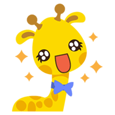 Gimboo, funny little giraffe sticker #2706478
