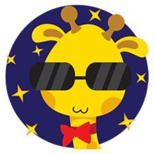 Gimboo, funny little giraffe sticker #2706479