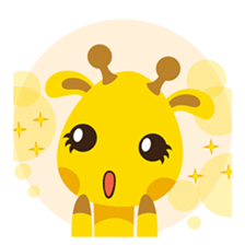 Gimboo, funny little giraffe sticker #2706484