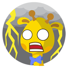 Gimboo, funny little giraffe sticker #2706485