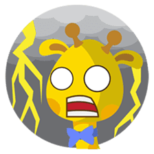 Gimboo, funny little giraffe sticker #2706485