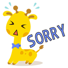 Gimboo, funny little giraffe sticker #2706487