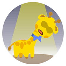Gimboo, funny little giraffe sticker #2706488