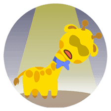 Gimboo, funny little giraffe sticker #2706488
