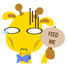 Gimboo, funny little giraffe sticker #2706489