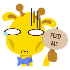 Gimboo, funny little giraffe sticker #2706489