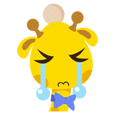 Gimboo, funny little giraffe sticker #2706491