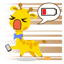 Gimboo, funny little giraffe sticker #2706492