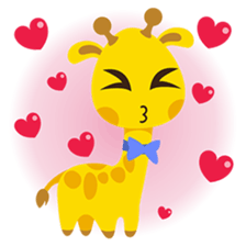 Gimboo, funny little giraffe sticker #2706495