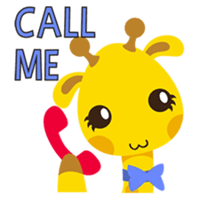 Gimboo, funny little giraffe sticker #2706496