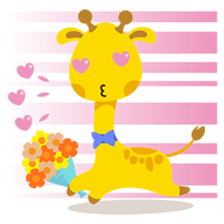 Gimboo, funny little giraffe sticker #2706497