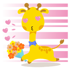 Gimboo, funny little giraffe sticker #2706497