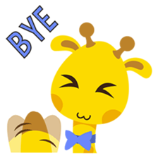 Gimboo, funny little giraffe sticker #2706498