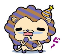 Colorful Lion sticker #2706630