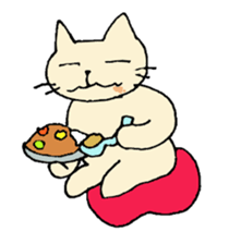 Apple and cats sticker #2707004