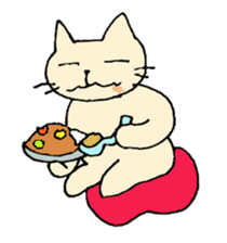 Apple and cats sticker #2707004