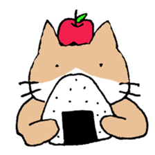 Apple and cats sticker #2707008