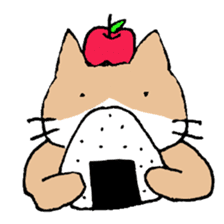 Apple and cats sticker #2707008