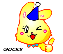 Kawaii Usa-Neko-Panda sticker #2707140