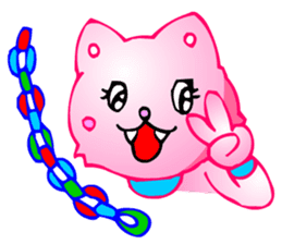 Kawaii Usa-Neko-Panda sticker #2707158