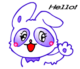 Kawaii Usa-Neko-Panda sticker #2707175