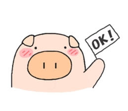 kind of pig(animal sticker) sticker #2707438
