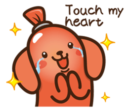 sausage dog sticker #2707598