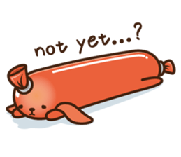 sausage dog sticker #2707600