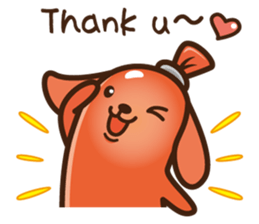 sausage dog sticker #2707602