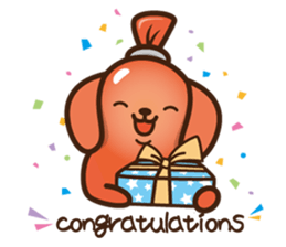 sausage dog sticker #2707607