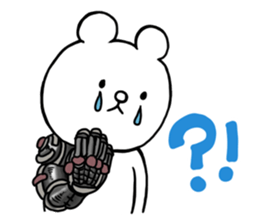 Cyber White Bear (English ver.) sticker #2707819