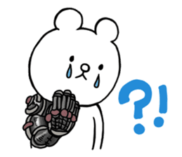 Cyber White Bear (English ver.) sticker #2707819