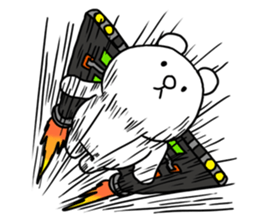 Cyber White Bear (English ver.) sticker #2707821