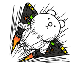 Cyber White Bear (English ver.) sticker #2707821