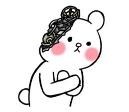 Cyber White Bear (English ver.) sticker #2707825