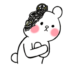 Cyber White Bear (English ver.) sticker #2707825