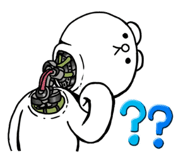 Cyber White Bear (English ver.) sticker #2707827