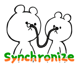 Cyber White Bear (English ver.) sticker #2707829