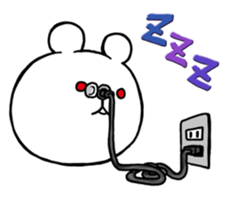Cyber White Bear (English ver.) sticker #2707831
