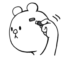 Cyber White Bear (English ver.) sticker #2707832