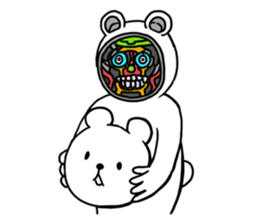 Cyber White Bear (English ver.) sticker #2707838