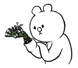 Cyber White Bear (English ver.) sticker #2707840