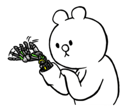 Cyber White Bear (English ver.) sticker #2707840