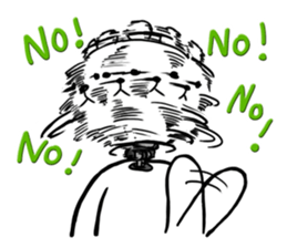 Cyber White Bear (English ver.) sticker #2707841