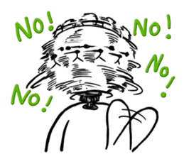 Cyber White Bear (English ver.) sticker #2707841