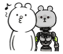 Cyber White Bear (English ver.) sticker #2707842