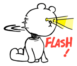 Cyber White Bear (English ver.) sticker #2707844